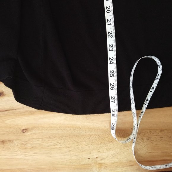 SOFT Knit Cardigan from Mango. COZY. VERY black. - Picture 6 of 7